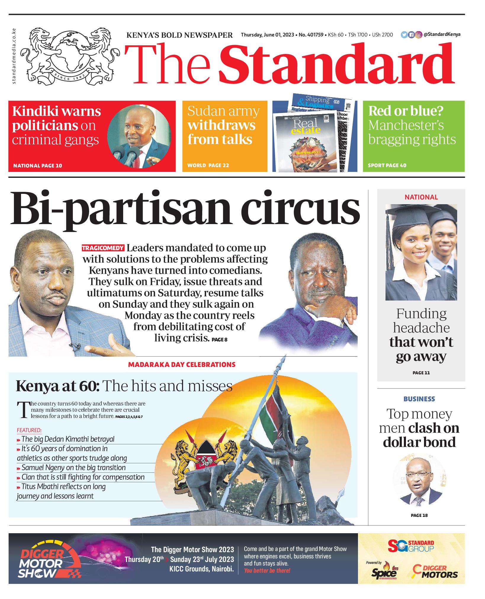 The Standard Breaking News, Kenya News, World News and Videos